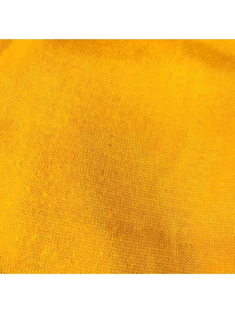 Saint Laurent Knit Sweater Wool Shoulder Pad M Yellow Geometric Pattern Long